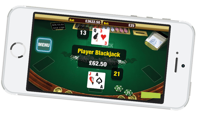 Play Blackjack through your mobile phone