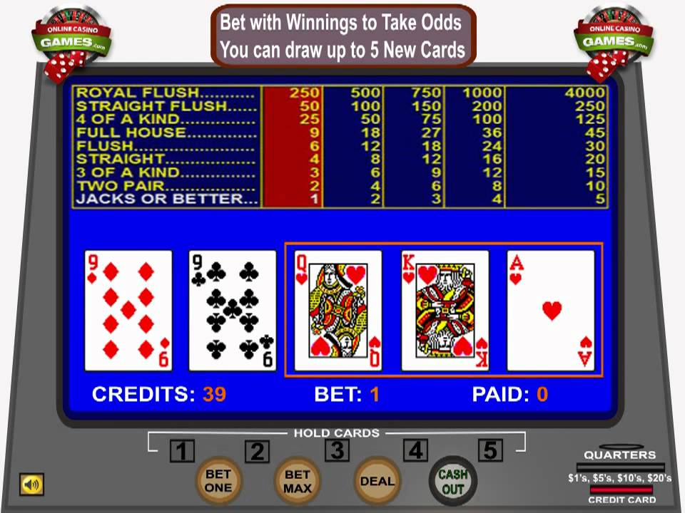 Video poker Free