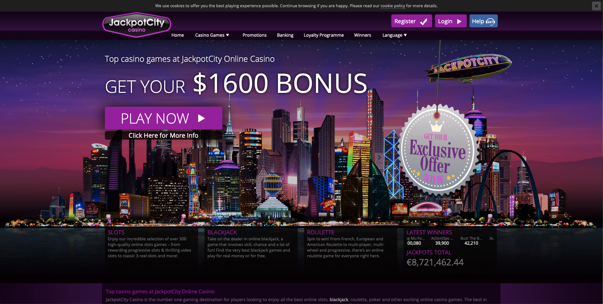 Reviews Jackpot city casino