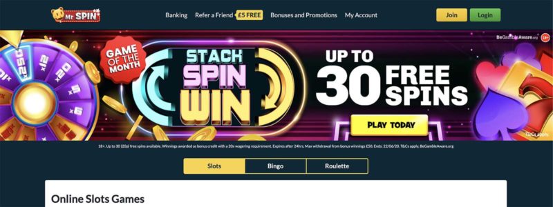 Mr Spin Casino Online