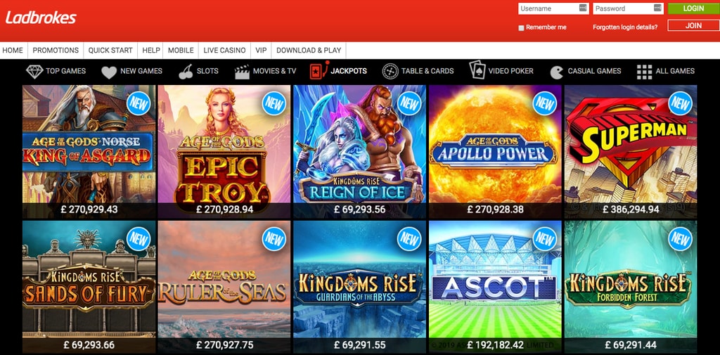 Ladbrokes Casino Online