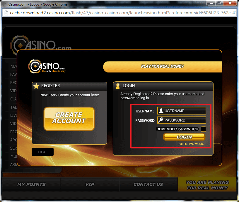 Casino 2020 Login