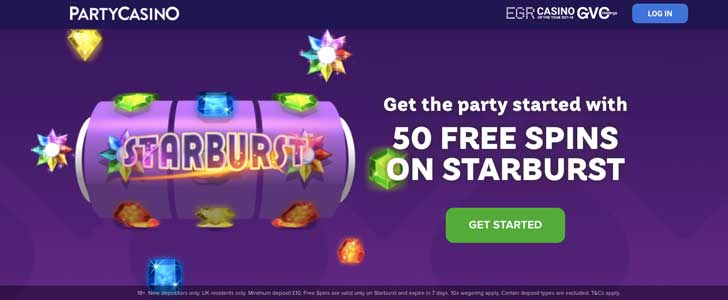 Party Casino Bonus