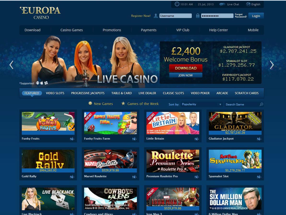 Europe Online Casino