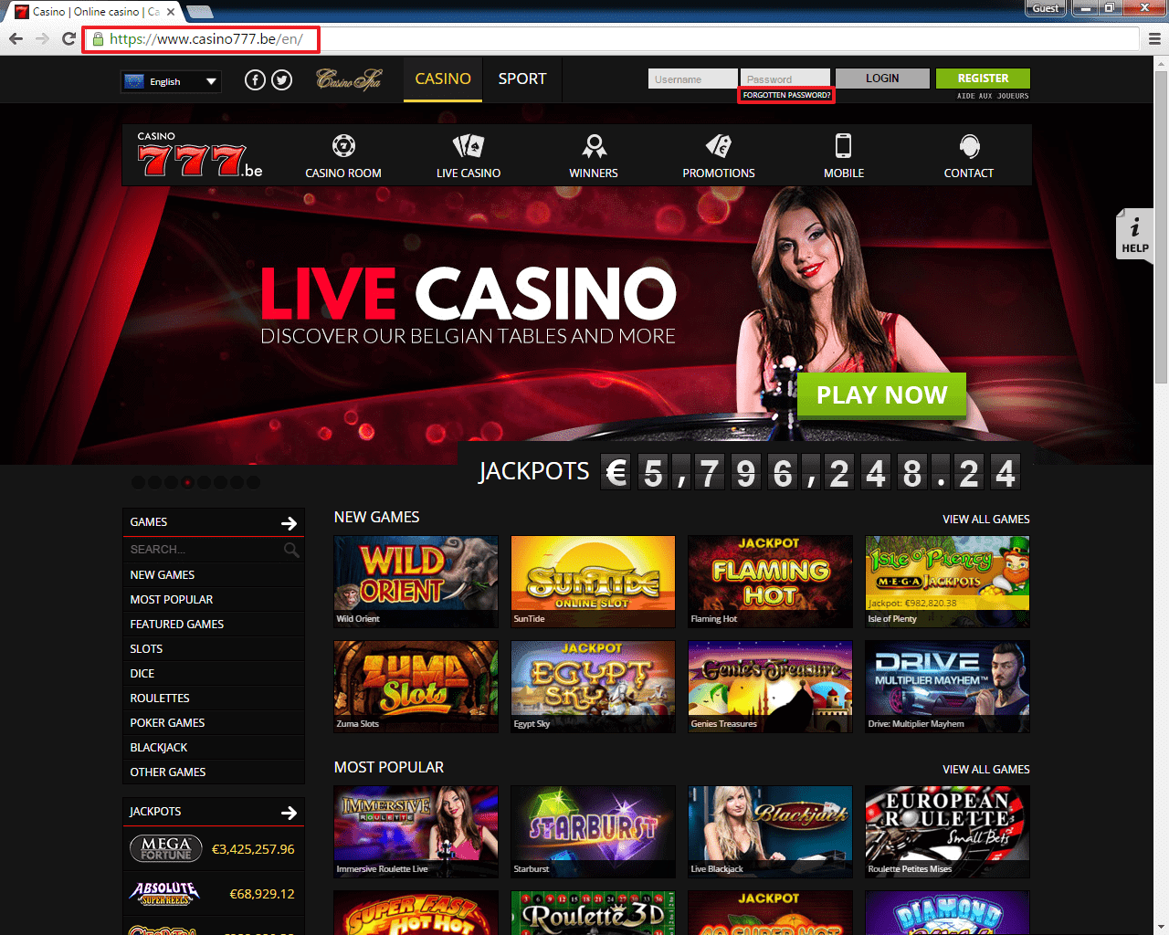 777 Casino Online