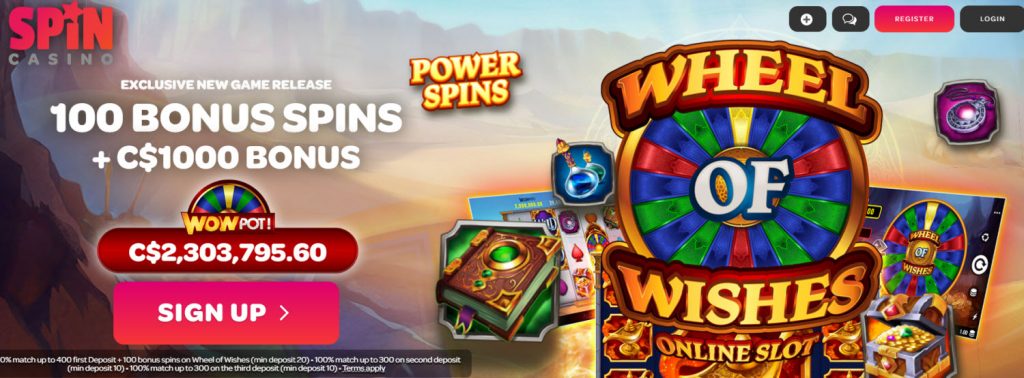 100 Free Spins Casino