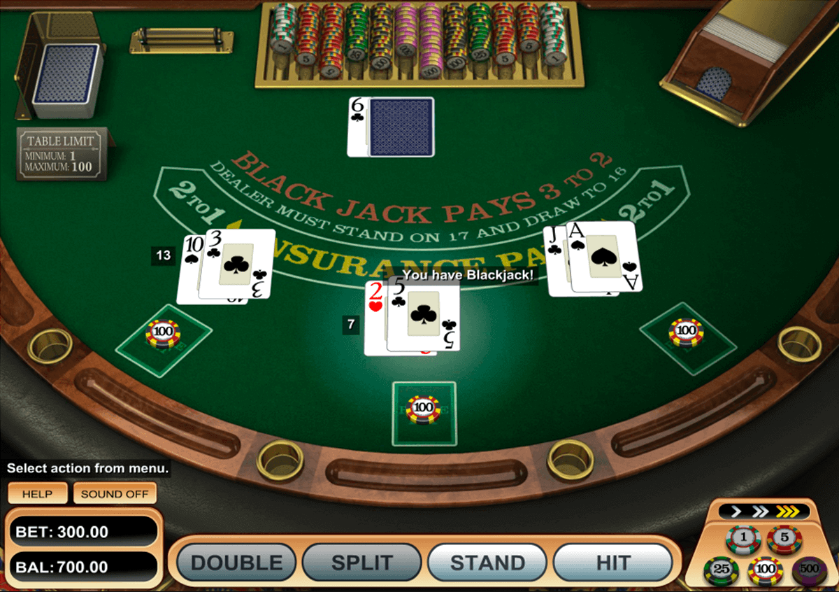 Black Jack Casino Game