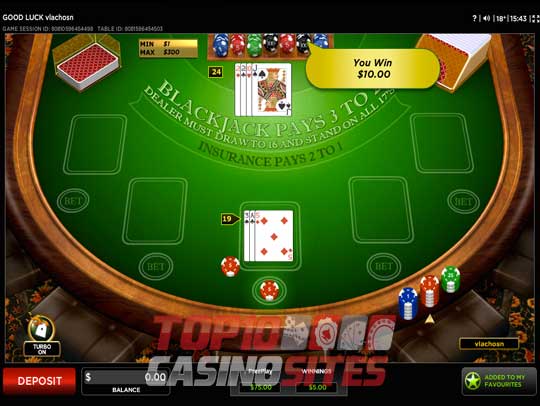 Online Casino Blackjack Real Money